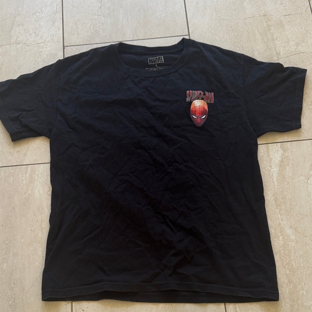 Marvel Black and Red Spider-Man boys Tee